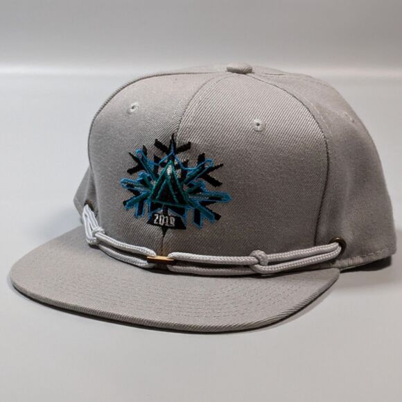 Findlay Logo Snapback Hat Stash Pocket Grey Portland Stampede Lace January 2019 - Picture 1 of 7